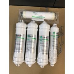 Trọn Bộ 5 lõi lọc cho máy  AOSmith 12435 - Hàng chính hãng - Dùng cho Model :AR75-A-S-2/1E/G1/G2/Vita/AR75-A-S-1/ M1