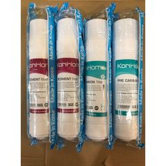 Bộ 4 Lõi Lọc Nước Korihome Chính Hãng - 2 Lõi Sediment và 2 Lõi Pre Carbon - Giải Pháp Lọc Nước Sạch Từ Hàn Quốc
