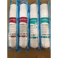 Bộ 4 Lõi Lọc Nước Korihome Chính Hãng - 2 Lõi Sediment và 2 Lõi Pre Carbon - Giải Pháp Lọc Nước Sạch Từ Hàn Quốc