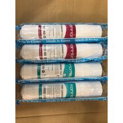 Bộ 4 Lõi Lọc Nước Korihome Chính Hãng - 2 Lõi Sediment và 2 Lõi Pre Carbon - Giải Pháp Lọc Nước Sạch Từ Hàn Quốc