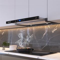 Máy hút mùi âm tủ Ecalite EH-AT60LCD - Ngang 60 cm, điều khiển cảm ứng, công suất 750 m3/h, thiết kế hiện đại, bảo hành 3 năm