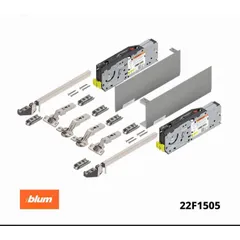 Tay nâng BLUM HF Top 22F1505 - Hàng chính hãng - New 2025 Nâng Trợ Lực Cánh Đôi Tủ Bếp