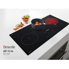 Bếp kết hợp 2 Từ + 1 hồng ngoại Dmestik ML-931 DKT - Hàng nhập khẩu Malaysia