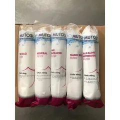 Bộ Lõi Lọc Nước MUTOSI Chính Hãng - Combo 5 Món Cung Cấp Khoáng Chất, Tạo Vị Ngon, Loại Bỏ Tạp Chất và Vi Khuẩn