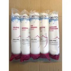 Bộ Lõi Lọc Nước MUTOSI Chính Hãng - Combo 5 Món Cung Cấp Khoáng Chất, Tạo Vị Ngon, Loại Bỏ Tạp Chất và Vi Khuẩn