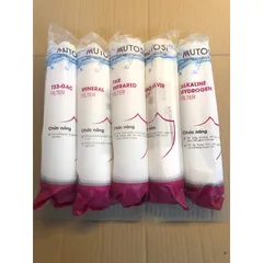 Bộ Lõi Lọc Nước MUTOSI Chính Hãng - Combo 5 Món Cung Cấp Khoáng Chất, Tạo Vị Ngon, Loại Bỏ Tạp Chất và Vi Khuẩn