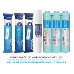 Bộ Lõi Lọc KAROFI SMAX PRO 123 - Máy Lọc Nước RO Chính Hãng USA - Hiệu Suất Cao, Thay Thế 12 Tháng