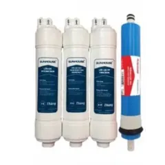 Bộ 4 Lõi Lọc Nước SUNHOUSE 1234 - Thay Thế Các Model SHA76214CK-S, SHA76215CK - Chất Lượng Cao, Hàng Chính Hãng