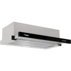 Máy Hút Mùi CANZY CZ-C516B 60cm - Máy Hút Âm Tủ Inox Trắng Kính Đen, Đèn LED Tiết Kiệm, Công Suất 750m3/h, Bảo Hành 3 Năm