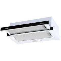 Máy Hút Mùi CANZY CZ-C516B 60cm - Máy Hút Âm Tủ Inox Trắng Kính Đen, Đèn LED Tiết Kiệm, Công Suất 750m3/h, Bảo Hành 3 Năm