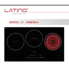 Bếp Kết Hợp Điện Từ LATINO LT-IH883Pro - Hàng chính hãng - Sôi liu riu ở nhiệt độ thấp