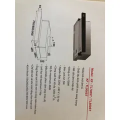 Máy hút mùi âm tủ Kaff KF-TL800 ST |Kích thước 80cm |Phím bấm cảm ứng 3 tốc độ | Bảo hành chính hãng 36 tháng|