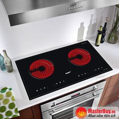 Bếp Hồng Ngoại Đôi KAFF KF-073CC - Mâm nhiệt E.G.O Hi-Light chất lượng Đức, tiết kiệm điện, tính năng tự động an toàn, hàng chính hãng