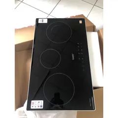 Bếp Điện Từ KAFF KF-IC3801 - 02 Bếp Từ và 01 Bếp Điện, Công Nghệ INVERTER Tiết Kiệm Điện, Mặt Kính Crystal Siêu Bền, Hàng Chính Hãng Malaysia