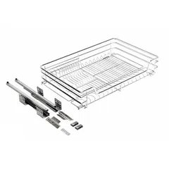 Kệ chén bát đĩa đa năng tủ dưới Ecalite - Chất liệu inox 304 cao cấp - Khay hứng nước tiện lợi - BH 3 năm chính hãng