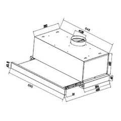 Máy Hút Mùi Âm Tủ Sevilla SV-E700 70CM - Thiết Kế Sang Trọng, Tiết Kiệm Điện, Hoạt Động Êm Ái, Phù Hợp Không Gian Bếp Nhỏ