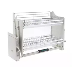 Giá Bát Di Động Ecalite Thông Minh - Chất Liệu Inox 304 Cao Cấp, Thiết Kế Nâng Hạ Tiện Lợi, Chống Han Gỉ, Bảo Hành 3 Năm