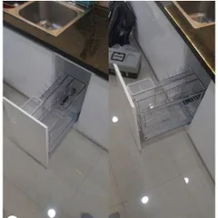 Giá Dao Thớt Inox Mờ 304 Eurogold EPD5220VX-EPD5240VX - Kệ Đựng Gia Vị Tủ Bếp Dưới, Bảo Hành 2 Năm