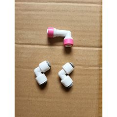Combo Bộ Nối Vuông 6-6 và Van Một Chiều Góc Nối Nhanh - Dụng Cụ Lọc Nước Chống Rò Rỉ Ổn Định Dòng Chảy