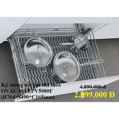 Kệ Xoong Nồi Eurogold INOX 304 Oval Cao Cấp - Giá Để Nồi Chảo Lắp Tủ Bếp Dưới Không Bị Han Gỉ, Đồ Gia Dụng Nhà Bếp Chất Lượng Cao