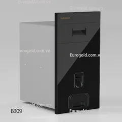 Thùng gạo EUROGOLD mặt gương 15kg - Thiết kế âm tủ hiện đại, tiết kiệm không gian bếp, khay lấy gạo tiện lợi, sang trọng và dễ vệ sinh