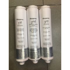 Combo 3 Lõi Lọc Nước Kangaroo 123 Chính Hãng - Thay Thế Máy Ion Kiềm KG100HU, KG100HU+, KG100MED, KG100EED