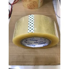 Băng Keo Trong 200 Yards - Loại 2kg 6 Cuộn Đóng Gói Hàng Hóa, Dán Thùng Carton và Hộp Quà, Sản Xuất Tại Việt Nam