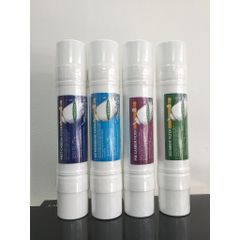Bộ 4 Lõi Lọc Nước Hàn Quốc Made in Korea - Phụ Kiện Cho Máy Lọc Nước Nano, UF Kèm 8 Co Nối Vuông 6-6