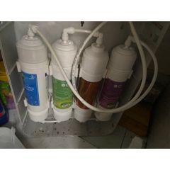 Bộ 4 Lõi Lọc Nước Hàn Quốc Made in Korea - Phụ Kiện Cho Máy Lọc Nước Nano, UF Kèm 8 Co Nối Vuông 6-6