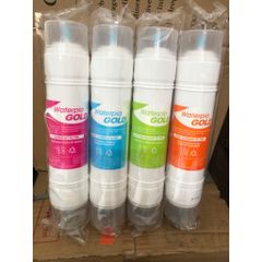 Bộ 4 Lõi Lọc Nước Hàn Quốc Made in Korea - Phụ Kiện Cho Máy Lọc Nước Nano, UF Kèm 8 Co Nối Vuông 6-6