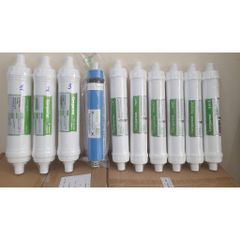 Combo 10 Lõi Lọc Nước Kangaroo Hydrogen Chính Hãng - Thay Thế Model KG10A4VTU, Bổ Sung Oxi, Cân Bằng pH, Tạo Điện Giải, Nước Sạch Khỏe