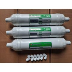 Combo 10 Lõi Lọc Nước Kangaroo Hydrogen Chính Hãng - Thay Thế Model KG10A4VTU, Bổ Sung Oxi, Cân Bằng pH, Tạo Điện Giải, Nước Sạch Khỏe