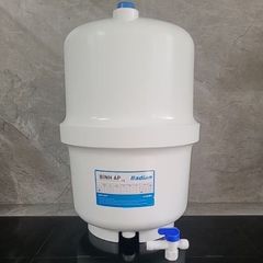 Bình áp nhựa Karofi 10L - Chứa nước lọc RO với van chống nổ, an toàn thực phẩm, thiết kế nhỏ gọn cho gầm bếp