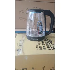 Ấm Đun Nước Siêu Tốc Thủy Tinh 2L - Kiểu Dáng Sang Trọng, Dễ Vệ Sinh - Hoàn Hảo Cho Trà, Cà Phê, Mì Gói, Phở Gói