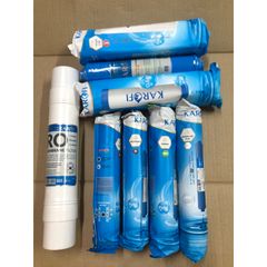 Bộ 8 Lõi Lọc Nước KAROFI Chính Hãng - Thay Thế Máy Lọc Nước E8RO, H8RO - Lọc Sạch, An Toàn, Tăng Cường Khoáng Chất