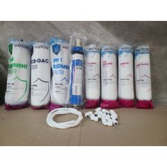 Combo 8 Lõi Lọc Nước Mutosi MP-BW83 - Lọc Sạch Vi Khuẩn & Kim Loại Nặng, Phù Hợp Máy Lọc Nước, Chất Lượng Đảm Bảo