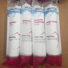 Bộ 8 Lõi Thay Thế Máy Lọc Nước Motusi MP-282S - Màng RO, T33-Mineral, Alkaline Nano Silver, Lọc Nước Sạch Và Nguyên Chất