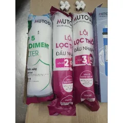 Bộ 10 lõi lọc nước Mutosi cho máy S299HIC - Chất lượng cao, bao gồm lõi PP5, GAC, RO, khoáng và Ion kiềm Hydrogen
