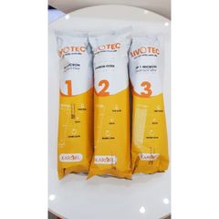 Bộ Lõi Lọc Nước RO LIVOTEC Karofi - Combo 3 Lõi 1, 2, 3 Chất Lượng Cao, Lọc Thô Nước Sạch, Thay Thế Định Kỳ
