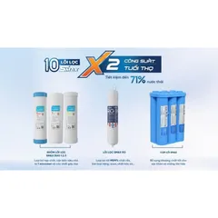Bộ 10 Lõi Lọc Chính Hãng KAROFI cho Máy Lọc Nước KAD-D50, KAD-C55, KAD-D950 - Thay Thế Hiệu Quả, Nước Sạch An Toàn