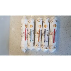 Bộ 5 Lõi Lọc Máy Geyser ECO8 - T33 FAT, T33 GAC, ALKALINE, MAIFAN, NANO SILVER, Thay Thế An Toàn cho Nguồn Nước Sạch