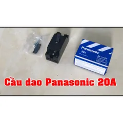 CB cóc 20A Panasonic - Bộ ngắt mạch an toàn cho bếp điện từ, chất lượng cao, bảo hành 12 tháng