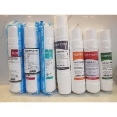 Bộ 7 Lõi Lọc Nước Korihome cho Máy WPK-906 - Lõi Sediment, Pre-carbon, Màng RO và Alkaline Hydrogen Kèm Lõi Far