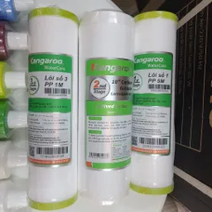 Bộ 10 Lõi Lọc Nước KANGAROO cho Máy KG10A3 - Thay Thế Hàng Chính Hãng, Lọc Sạch Nước Uống An Toàn