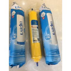 Bộ 3 Lõi Lọc Nước Karofi Số 123 - Lõi Thay Thế Chính Hãng Cho Máy Lọc Karofi K8RO-H - Xử Lý Nước Cứng, Loại Bỏ Cặn Bẩn