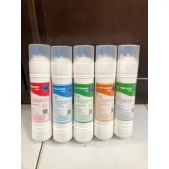 [COMBO] Bộ 5 Lõi Lọc U/F Hàn Quốc Loại Đầu U - Gồm [ Sediment , Pre , U/F , Post ,Nano Siver]