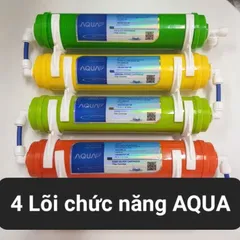 Bộ 4 Lõi Lọc AQUA 5678 Chính Hãng Thay Thế Máy Lọc RO - Bổ Sung Khoáng Chất và Tăng Vị Ngọt Nước