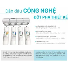 Máy Lọc Nước Nano Missuchen SKU6300 Nhập Khẩu Nhật Bản - Không Điện, Không Nước Thải, Công Nghệ Chống Vi Khuẩn, Lọc Nước Liên Tục 99.9% An Toàn