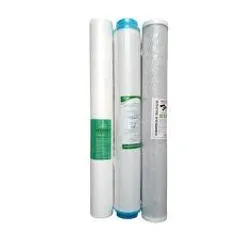 Combo Bộ 3 Lõi Lọc Nước 20 Inch - Thay Thế Lõi Cho Máy Lọc Nước R.O & Hệ Thống Lọc Sinh Hoạt