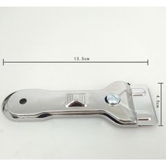 Dụng Cụ Vệ Sinh Bếp Từ Thiết Kế An Toàn - Thép Không Gỉ Mạ Crôm, Lưỡi Trượt Dễ Dàng Vệ Sinh Bề Mặt Bếp Điện, Gas